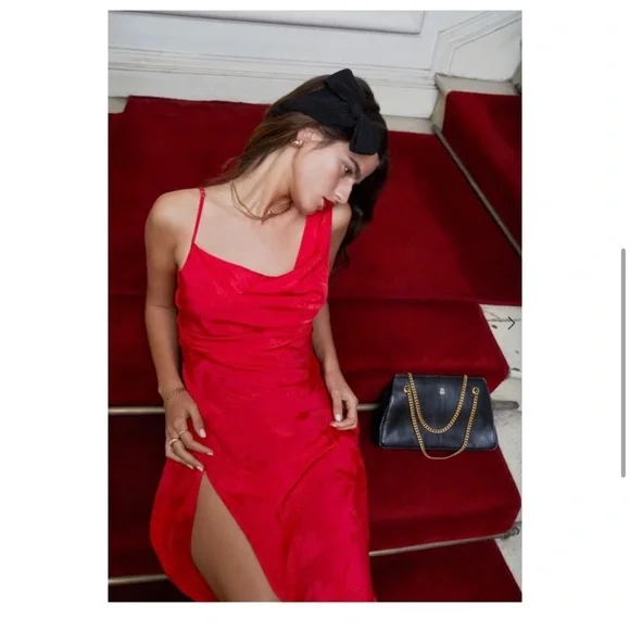 NEW For Love & Lemons Ilana Midi Dress 🌸 Wedding Guest 🌸 - Picture 2 of 5